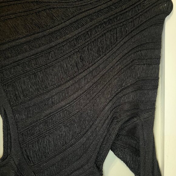 Black Harley Ladder Knit Mini Dress | Brooklyn Karma | Size Small - Picture 5 of 9